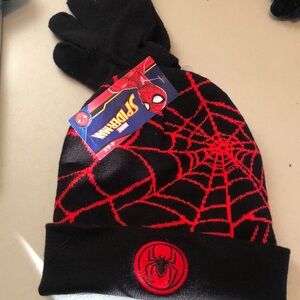 Spider-Man Hat And Gloves Kids